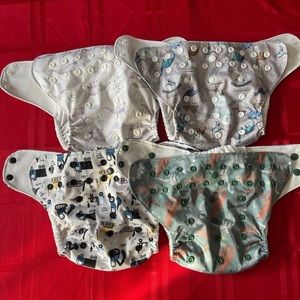 4 Stout House Pocket Diapers